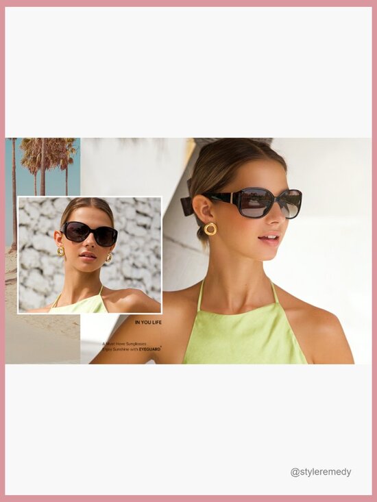Polarized Retro Sunglasses UV400 Protection Oversized Square Frame